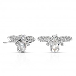 Renia Zircon Silver Earrings Renia Zircon Silver Earrings
