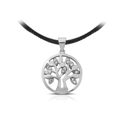 Pohon Zircon Silver Pendant Pohon Zircon Silver Pendant