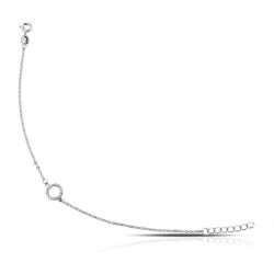 Circle Zircon Silver Bracelet Circle Zircon Silver Bracelet