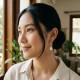 Anting Perak Mutiara Cage Anting Perak Mutiara Cage