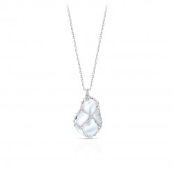 Caged Pearl Silver Necklace Caged Pearl Silver Necklace