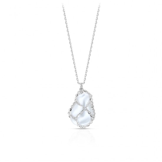 Caged Pearl Silver Necklace Caged Pearl Silver Necklace