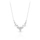Reindeer Zircon Silver Necklace Reindeer Zircon Silver Necklace