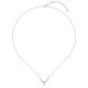 Reindeer  Zircon Silver Necklace