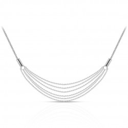 Waterfall Silver Necklace