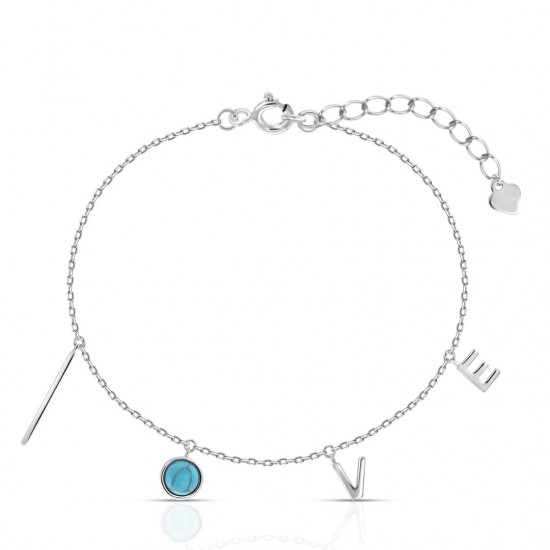 Leen Turquoise Silver Bracelet Leen Turquoise Silver Bracelet