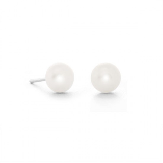 Anting Mutiara Putih Classic 