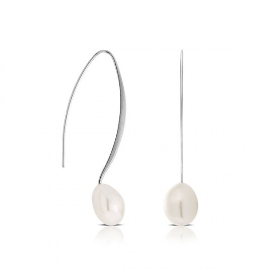 Pearl Silver Earrings