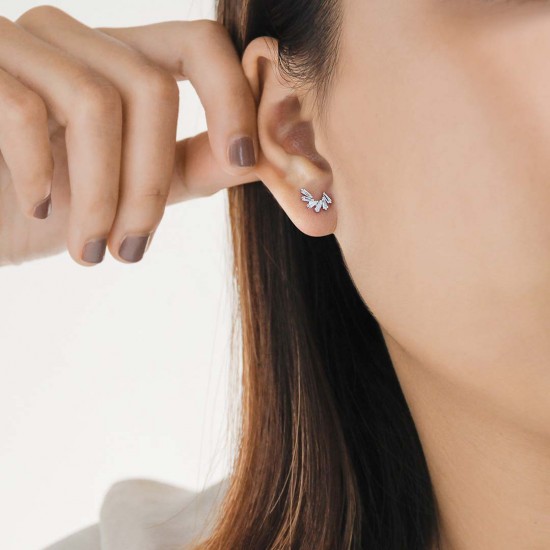 Anting Perak Zirkon Marian