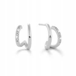 Olivia Zircon Silver Earrings Olivia Zircon Silver Earrings