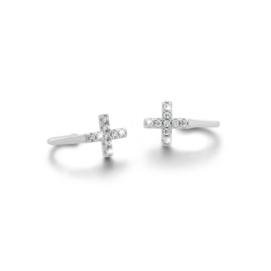 Mira Zirkon Silver Ear Cuffs Mira Zirkon Silver Ear Cuffs