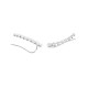 Zircon Line Silver Ear Cuffs Zircon Line Silver Ear Cuffs