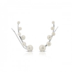 King Pearl Silver Ear Cuffs King Pearl Silver Ear Cuffs