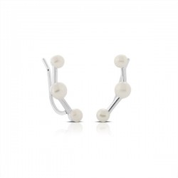 Prince Pearl Silver Ear Cuffs Prince Pearl Silver Ear Cuffs