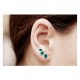 Tiga Turquoise Silver Ear Cuffs