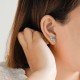 Tiga Turquoise Silver Ear Cuffs