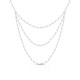 Tri Layered SIlver Necklace Tri Layered SIlver Necklace