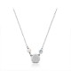 Jane Zircon Silver Necklace