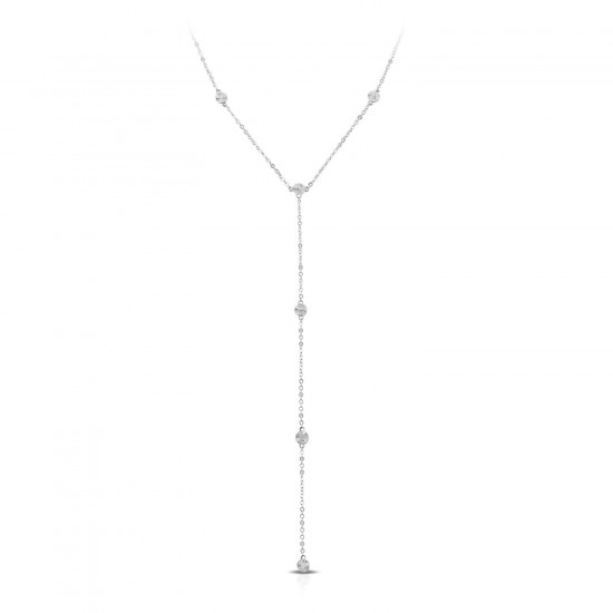 Split Silver Necklace