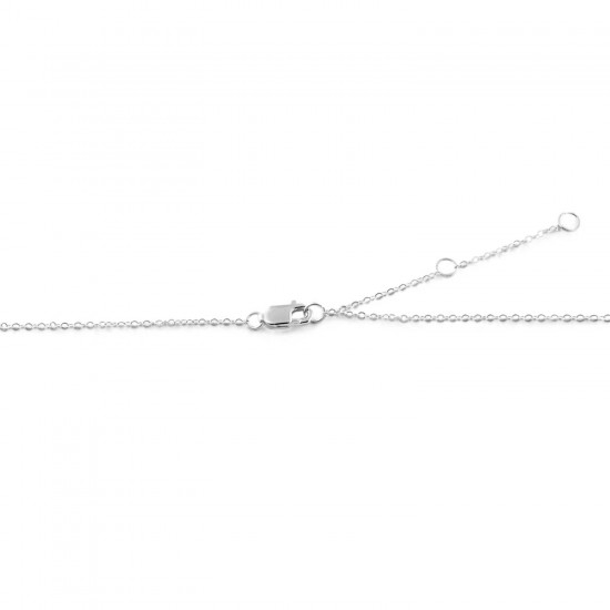 Split Silver Necklace