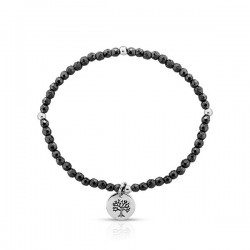 Tree Of Life Coin Hematite Silver Bracelet Tree Of Life Coin Hematite Silver Bracelet