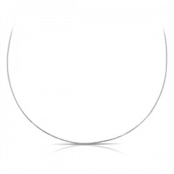 Slim Flat Chain Silver Necklace Slim Flat Chain Silver Necklace