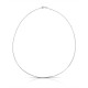 Slim Flat Chain Silver Necklace