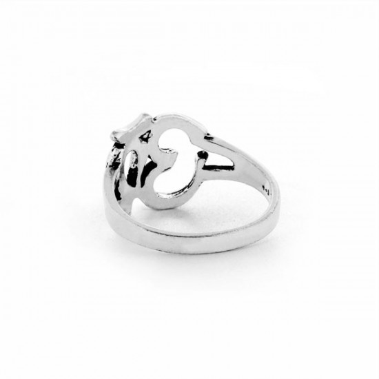 Om Silver Ring 