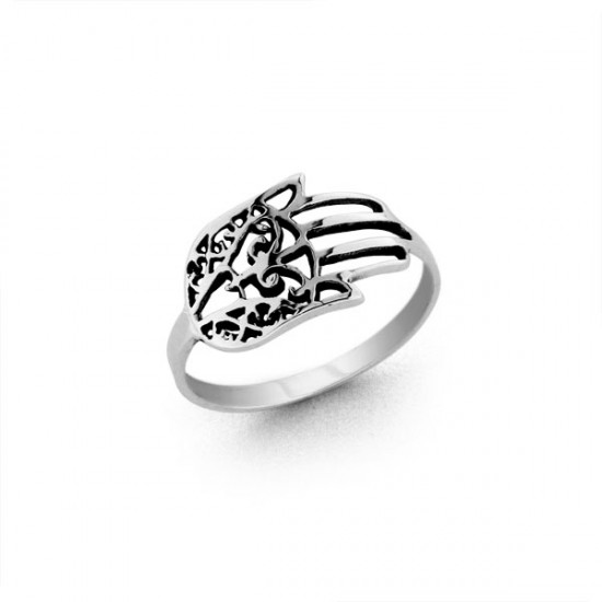Hamsa Silver Ring Hamsa Silver Ring