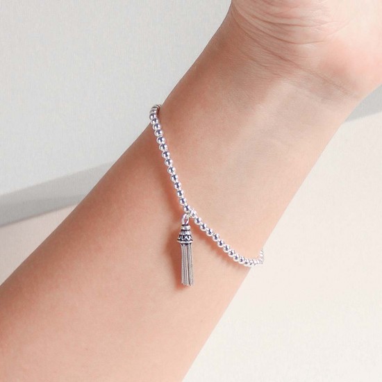 Tassel Silver Bracelet