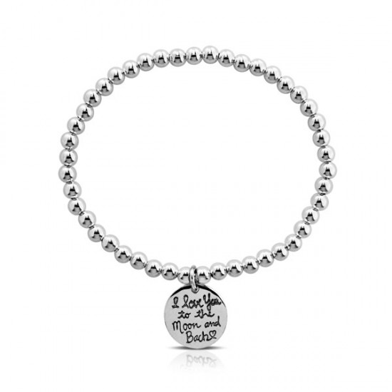 love you to the moon bracelet