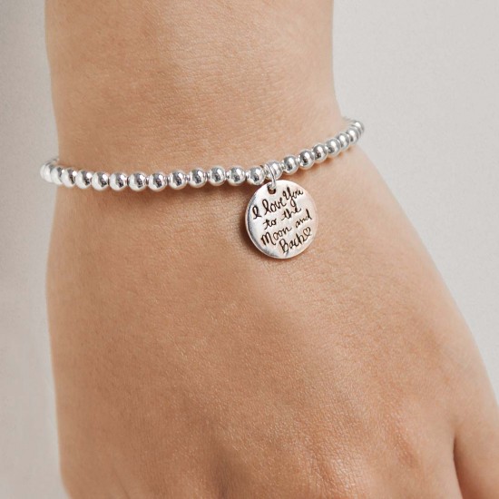 love you to the moon bracelet