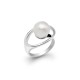 Mateo Pearl Silver Ring