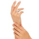 Cincin Perak Mutiara Hug