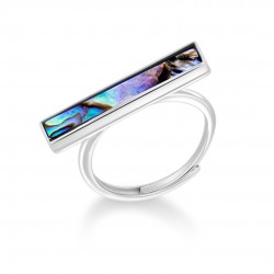 Kotak Mother Of Pearl Silver Ring Kotak Mother Of Pearl Silver Ring
