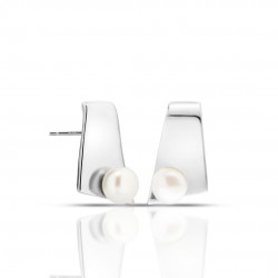 Anting Perak Mutiara Boxy Anting Perak Mutiara Boxy