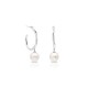 Upps Pearl Silver Earrings