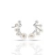 Cinque Pearl Silver Earrings