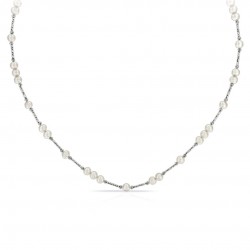 Guraisu Pearl Silver Necklace Guraisu Pearl Silver Necklace