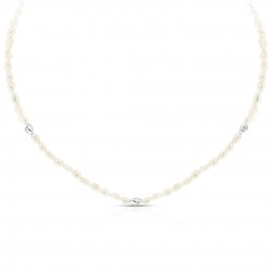 Noereen Pearl Silver Necklace Noereen Pearl Silver Necklace