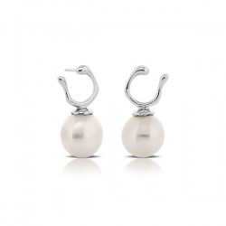 Small Pearl Bay Silver Earrings Small Pearl Bay Silver Earrings