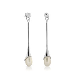 Long Mia Silver Earrings Long Mia Silver Earrings