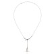 Mia Pearl Silver Necklace