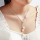 Grand Pearl Silver Necklace