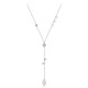 Mary Silver Pearl Necklace