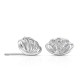 Kipas Zircon Silver Earrings