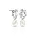 Kipas Pearl Silver Earrings
