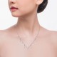 Esvania Zircon Silver Necklace