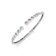 Zircon Line Silver Bracelet