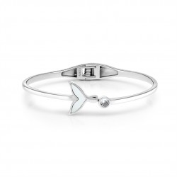 Whale Tail Mother Of Pearl Silver Bracelet Whale Tail Mother Of Pearl Silver Bracelet